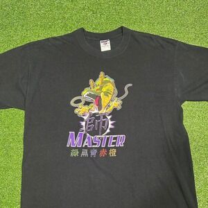 Rare 2000s Y2K Vintage Dragonball Z GT Trading Card Promo T Shirt Men's XL